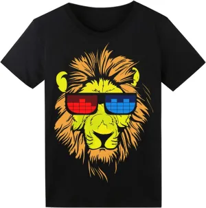 LED T Shirt Sound Activated Glow Shirts Light Up Equalizer Clothes for Party