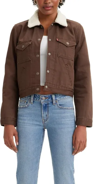 Levi's Women's Og Snap Sherpa Trucker