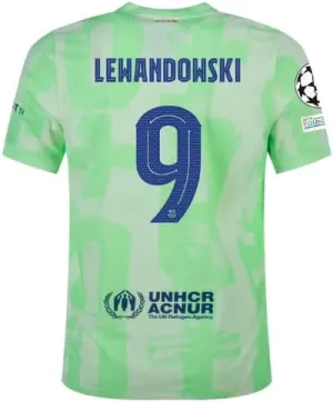 Lewandowski 3rd kit Soccer Jersey for Men - High Performance Sports Shirt, Breathable and Quick Dry Fabric