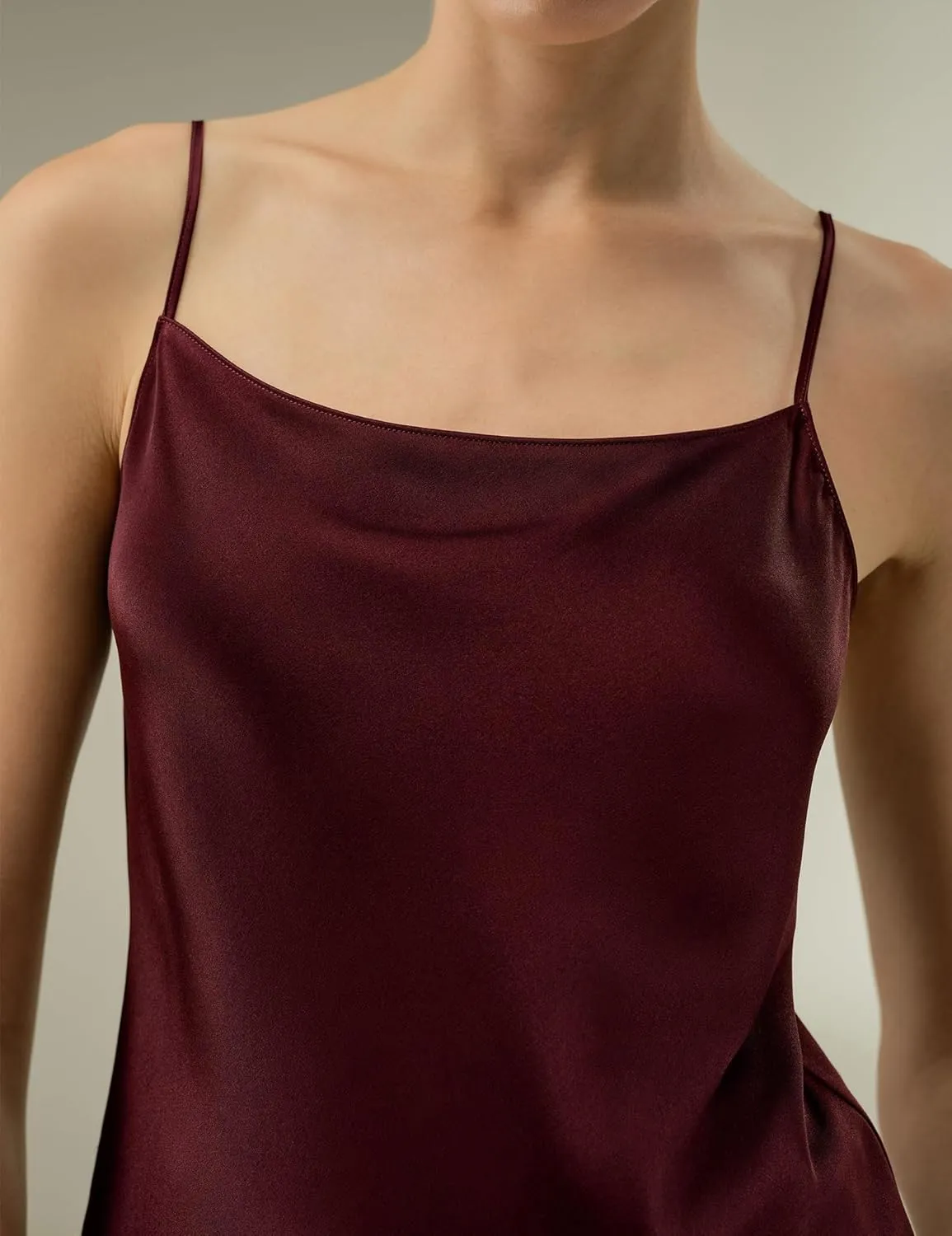 LilySilk Women 100% Double-Faced Silk Camisole Ladies Spaghetti Strap U-Neck Top
