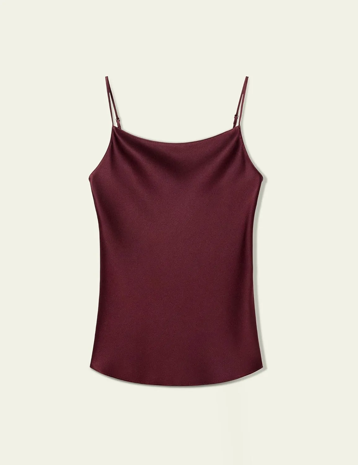 LilySilk Women 100% Double-Faced Silk Camisole Ladies Spaghetti Strap U-Neck Top