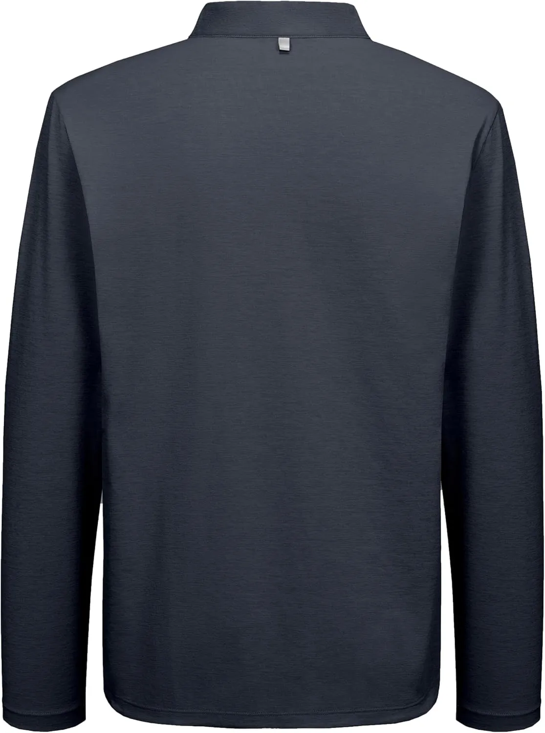 Little Donkey Andy Men's Lightweight Quarter Zip Pullover,UPF 50  Long Sleeve Athletic Shirts for Outdoor Running Golf