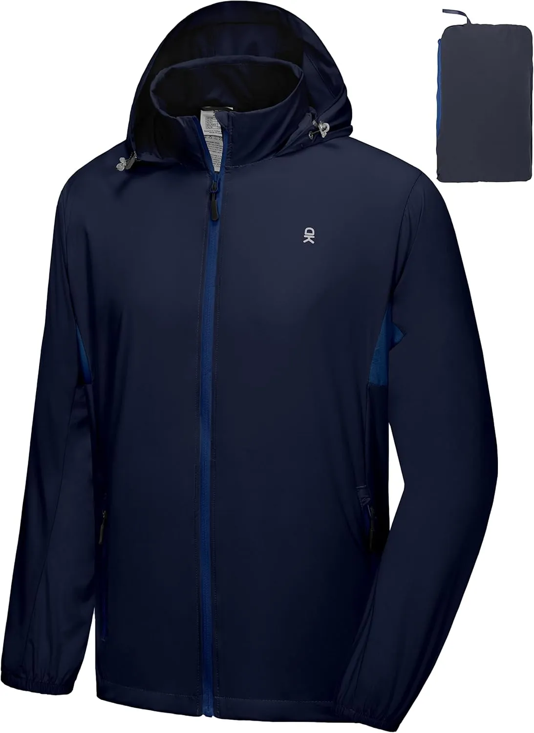 Little Donkey Andy Mens Sun Protection Breathable Jacket UPF 50 , Lightweight Summer Shirts Packable for Running Hiking