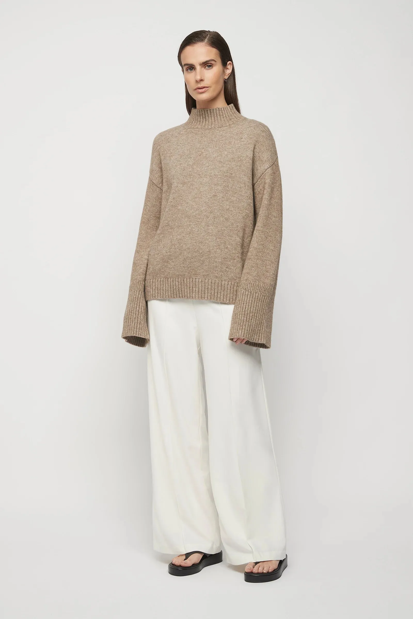 Lowell Chunky Knit Vintage Khaki
