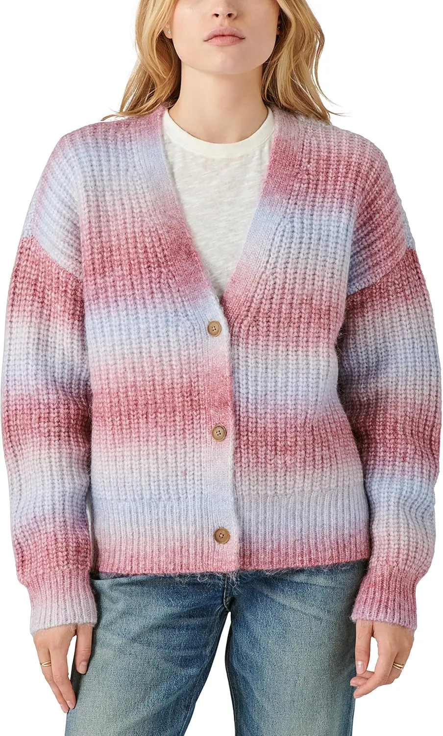 Lucky Brand Women's Ombre Cardigan