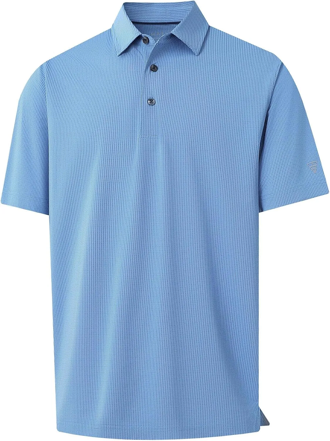 M MAELREG Mens Polo Shirts Short Sleeve Quick Dry Moisture Wicking Athletic Performance Jacquard Collared Golf Shirt for Men