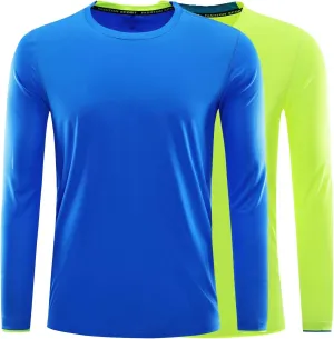 Men Shirts Quick Dry Athletic Long Sleeves for Men Crewneck Long Sleeves Top Workout Shirt Custom Your Design Print Your Logo