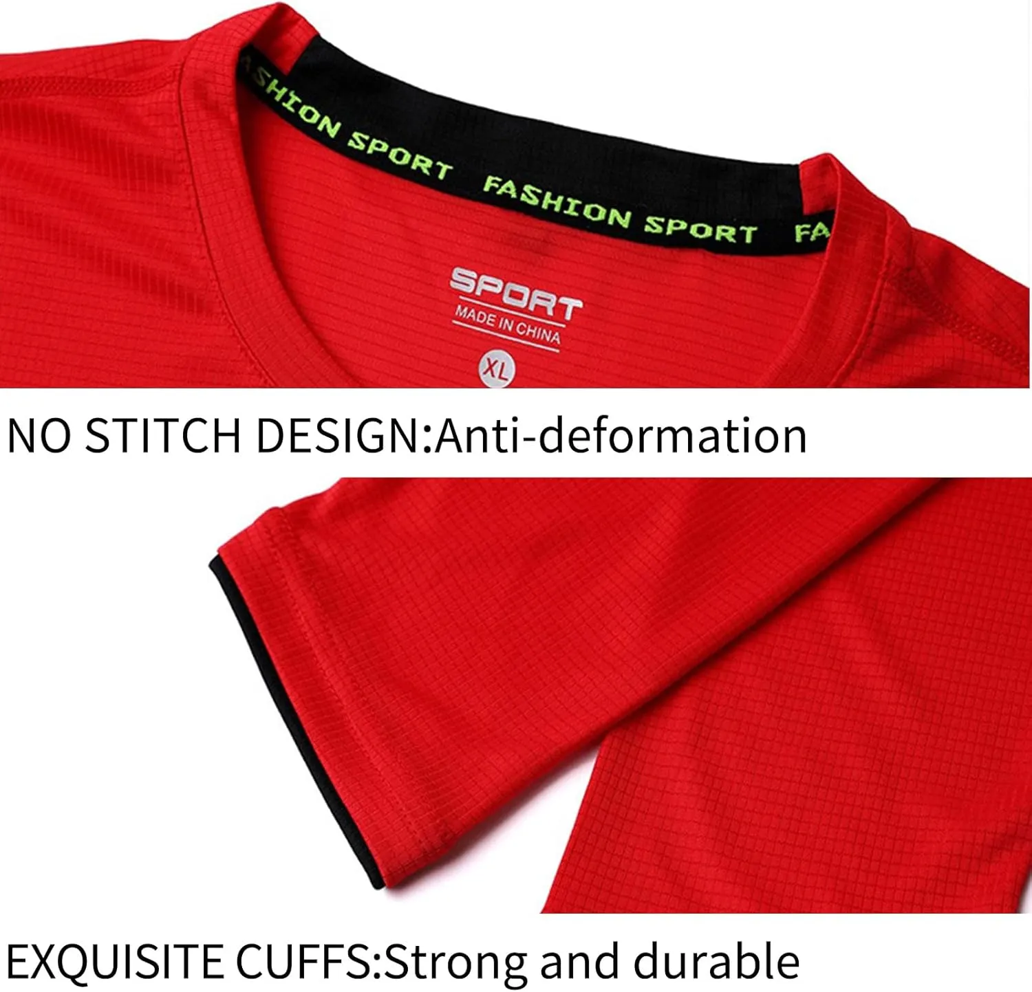 Men Shirts Quick Dry Athletic Long Sleeves for Men Crewneck Long Sleeves Top Workout Shirt Custom Your Design Print Your Logo
