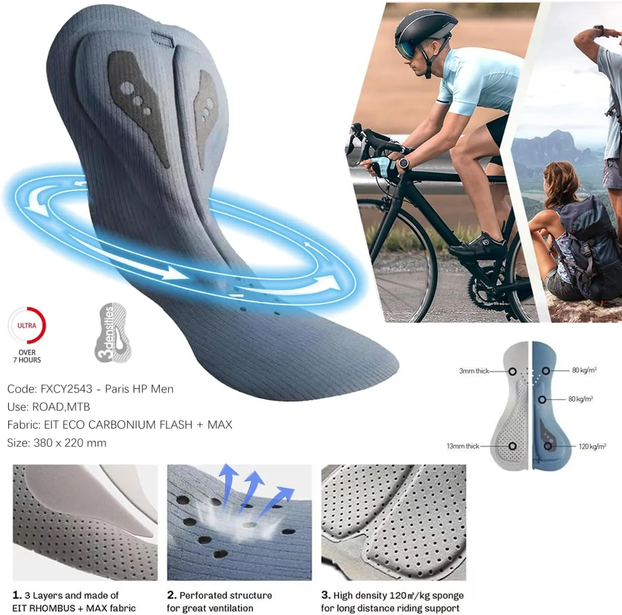 Men's Biking Bicycle Mountain Jersey,Summer Road Bike Shirt,Quick-Dry Breathable,Pattern Can Be Customized