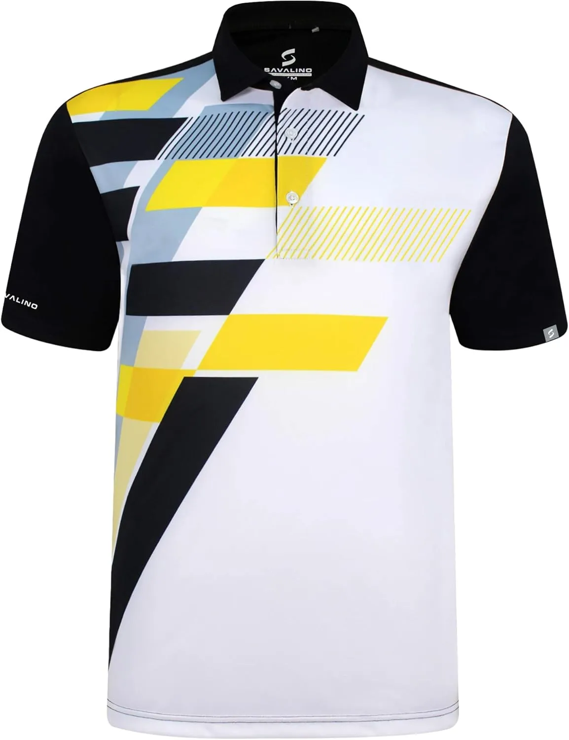 Men's Bowling Polo Shirts Material Wicks Sweat & Dries Fast, Size S-6XL
