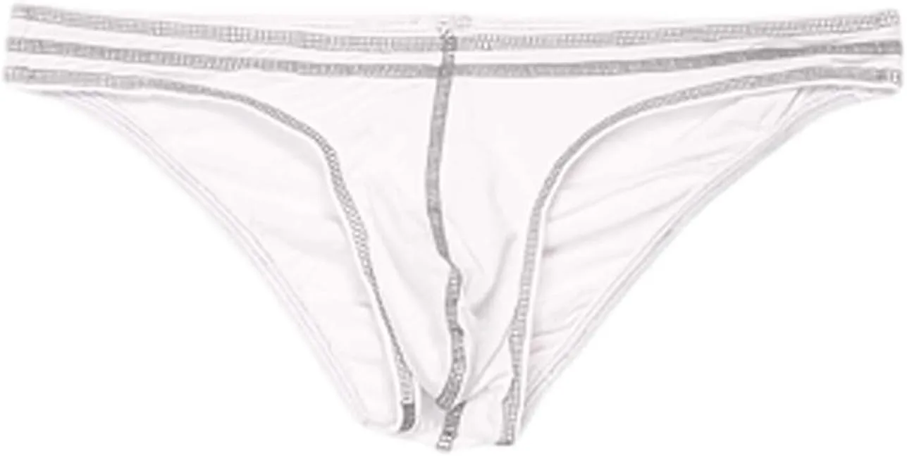 Men's Breathable Boxer Briefs Support Pouch Hollow Out Jockstrap Underwear Lightweight Mesh Sexy Underwear Trunks