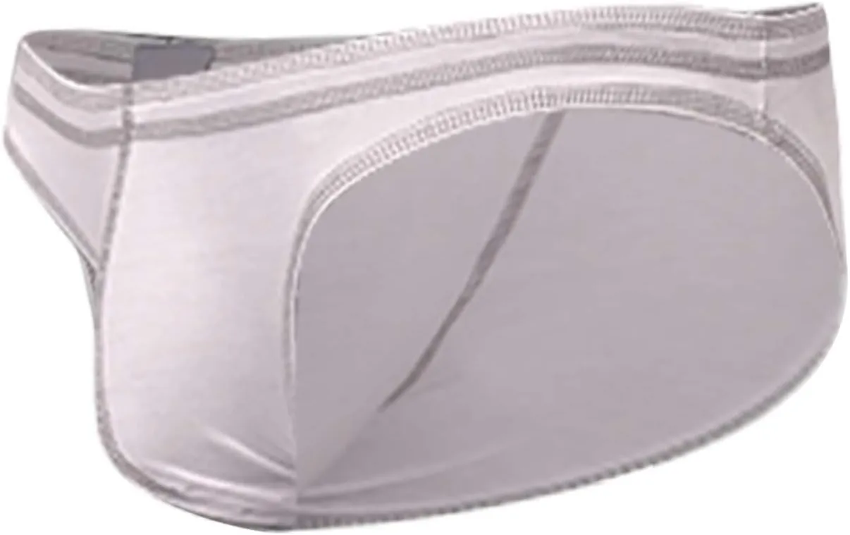 Men's Breathable Boxer Briefs Support Pouch Hollow Out Jockstrap Underwear Lightweight Mesh Sexy Underwear Trunks