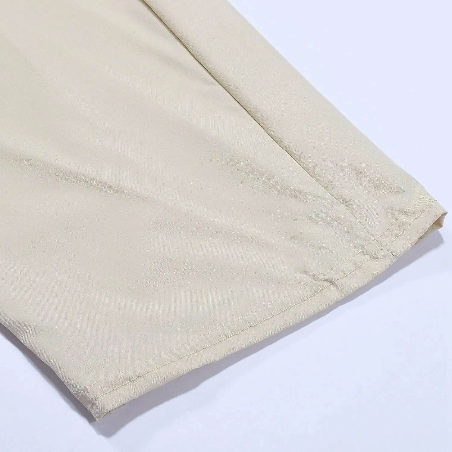 Mens Casual Pants Elastic Waist Drawstring Straight Wide Leg Sweatpants Baggy Lightweight Summer Breathable Athletic Pants