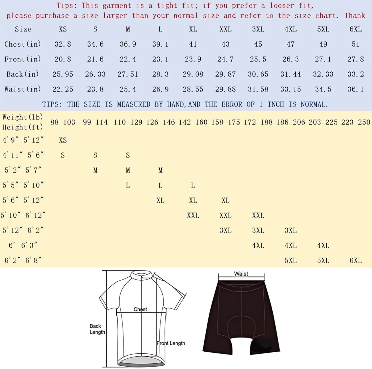 Mens Cycling Jesery Set Breathable Quick-Dry Bike Shirt with 3D Padded Bib Shorts Cycling Jersey Mens