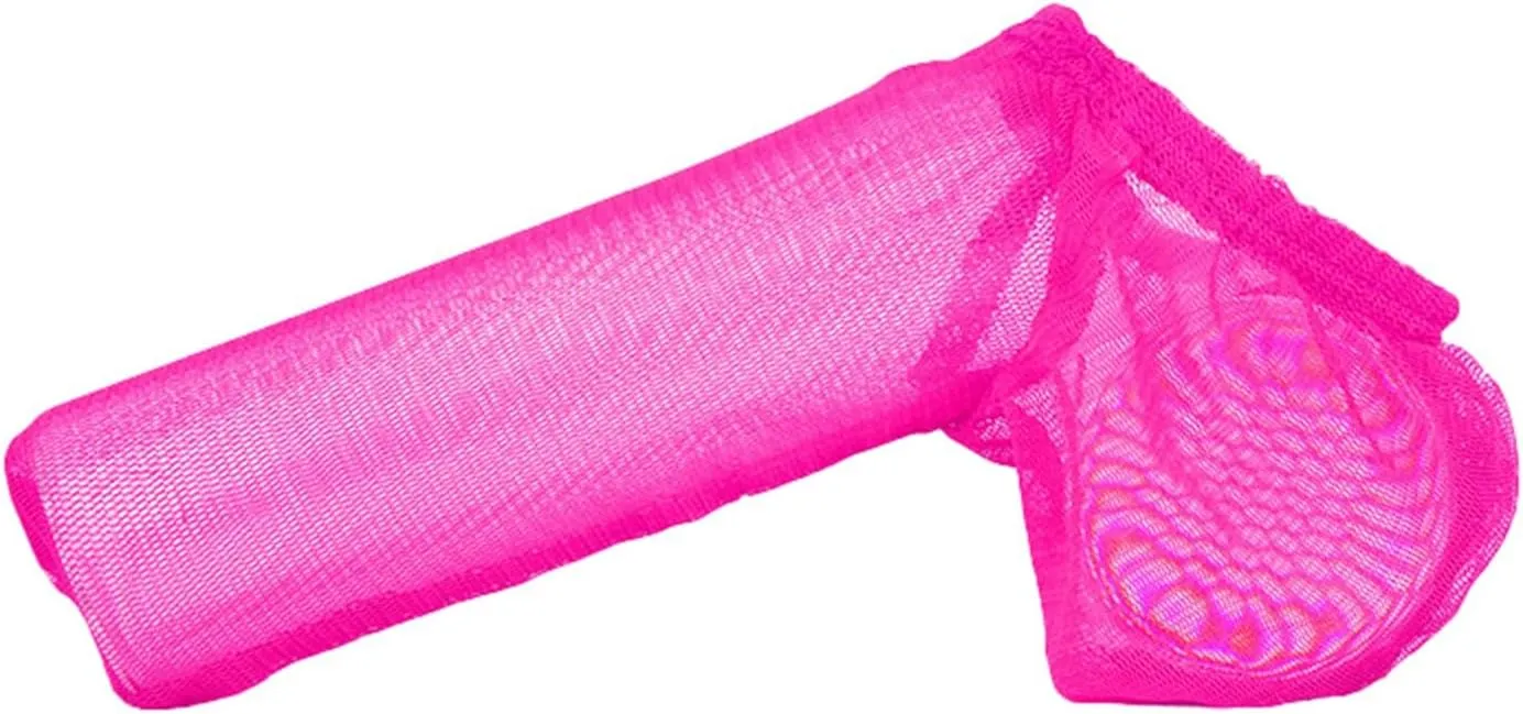 Men's Fishnet Mesh Briefs Sexy G-Strings See Through Thongs Bikini Underpants Breathable Bulge Pouch Underwear