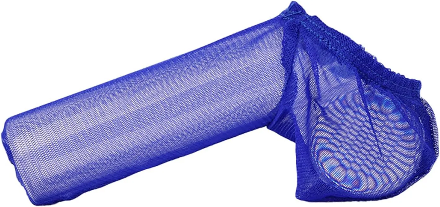 Men's Fishnet Mesh Briefs Sexy G-Strings See Through Thongs Bikini Underpants Breathable Bulge Pouch Underwear
