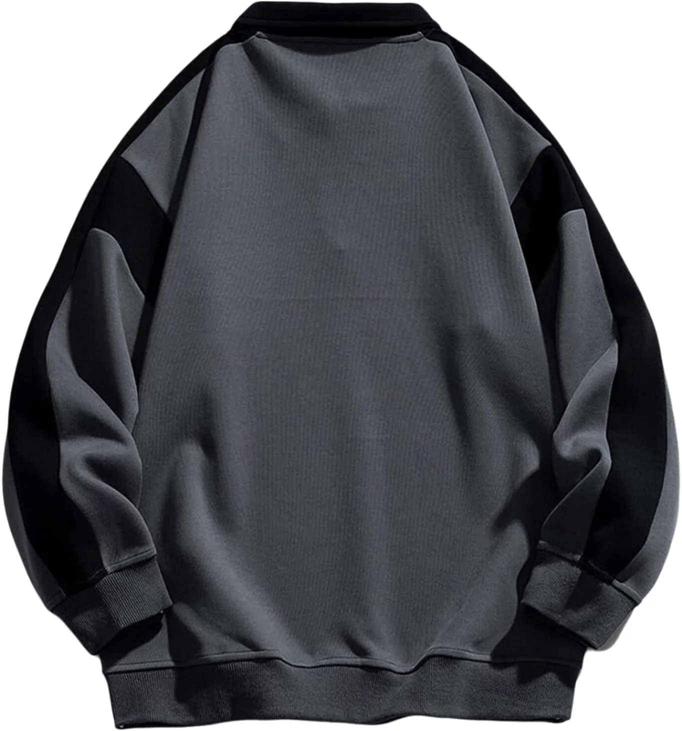 Men's Golf Polo Shirt Quick Dry Loose Casual Breathable Tennis Sweatshirt Long Sleeve Lapel Golf Polo Shirt