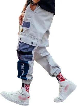 Men's Harem Pants Hip Hop Spring/Summer Cargo Pants Casual Streetwear Trousers
