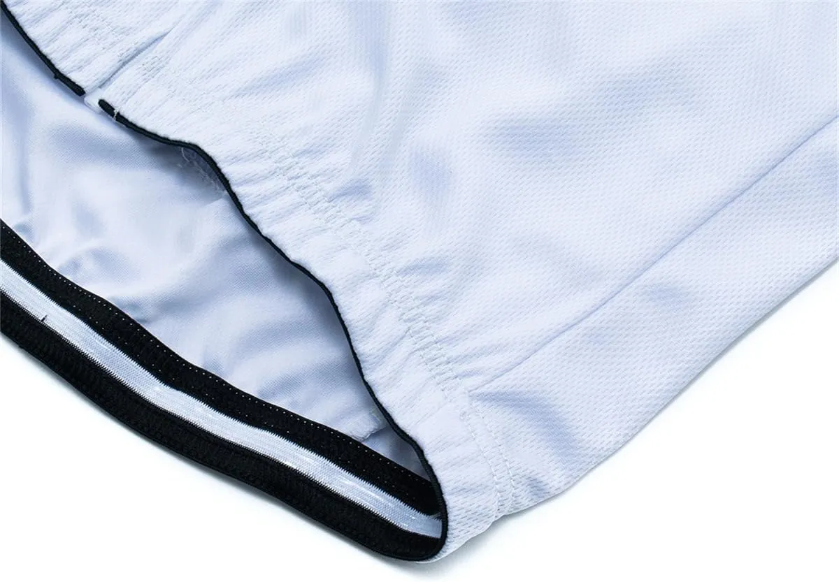 Men's Short Sleeve Bike Cycling Jersey Quick Dry Breathable Reflective Biking Shirts with 3 Rear Pockets