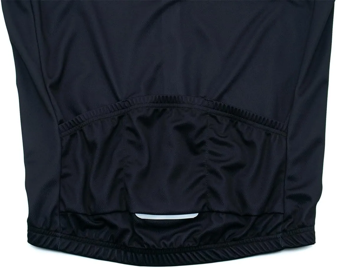 Men's Short Sleeve Bike Cycling Jersey Quick Dry Breathable Reflective Biking Shirts with 3 Rear Pockets