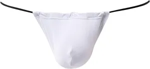 Mens String Bikini Briefs Underwear Breathable Solid Color Panties Men G-String Low Rise Under Panties