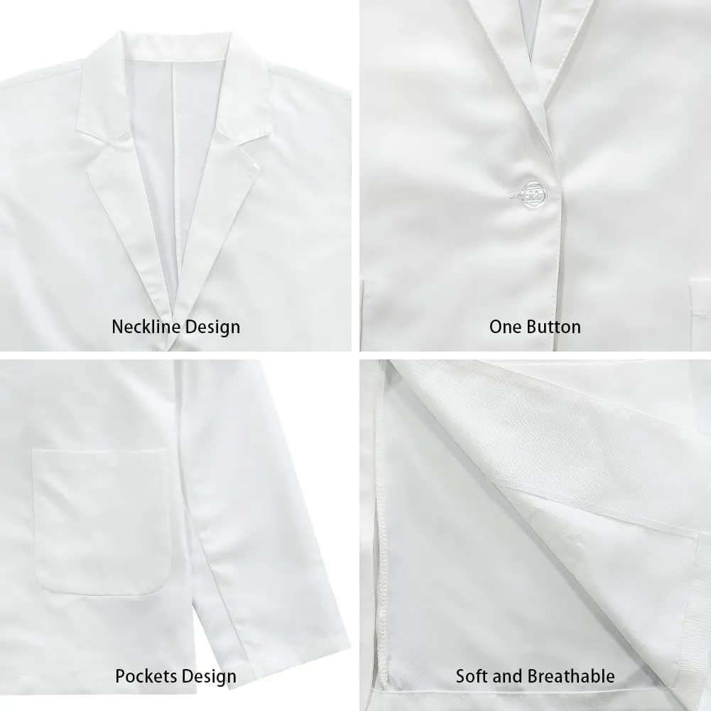 Men's Summer Lightweight Sport Coat for Plus Size Casual One Button Blazer Breathable Elegant Sportcoat with Pockets