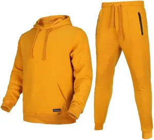 Men's Tracksuit 2 Piece Sweatsuit Long Sleeve Pullover Athletic Hoodies Casual Sport Jogging Suits With Pockets