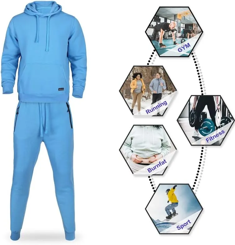 Men's Tracksuit 2 Piece Sweatsuit Long Sleeve Pullover Athletic Hoodies Casual Sport Jogging Suits With Pockets