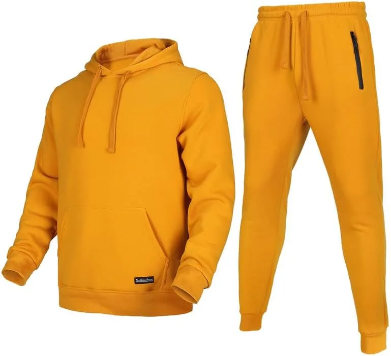 Men's Tracksuit 2 Piece Sweatsuit Long Sleeve Pullover Athletic Hoodies Casual Sport Jogging Suits With Pockets