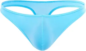 Men's Underwear Thongs and G-Strings Bikini Breathable Sexy Briefs Mens Solid Color Low Rise Lingerie