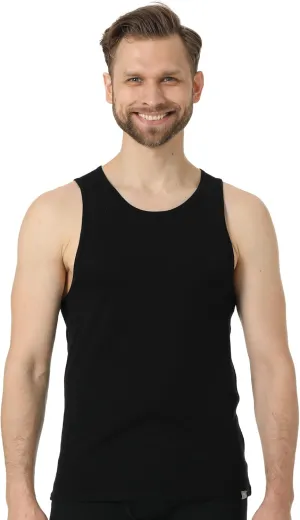Merino Wool Tank Top Men - Active Merino Wool Undershirt Moisture Wicking Breathable Anti-Odor Lightweight Base Layer