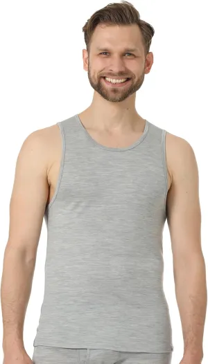 Merino Wool Tank Top Men - Active Merino Wool Undershirt Moisture Wicking Breathable Anti-Odor Lightweight Base Layer