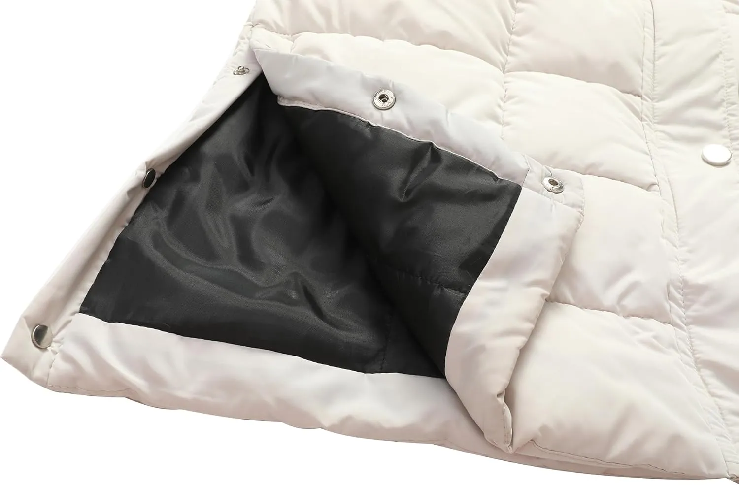 MOERDENG Women's Waterproof Long Winter Coat Thickened Down Alternative Jacket Warm Puffer Jacket Parka
