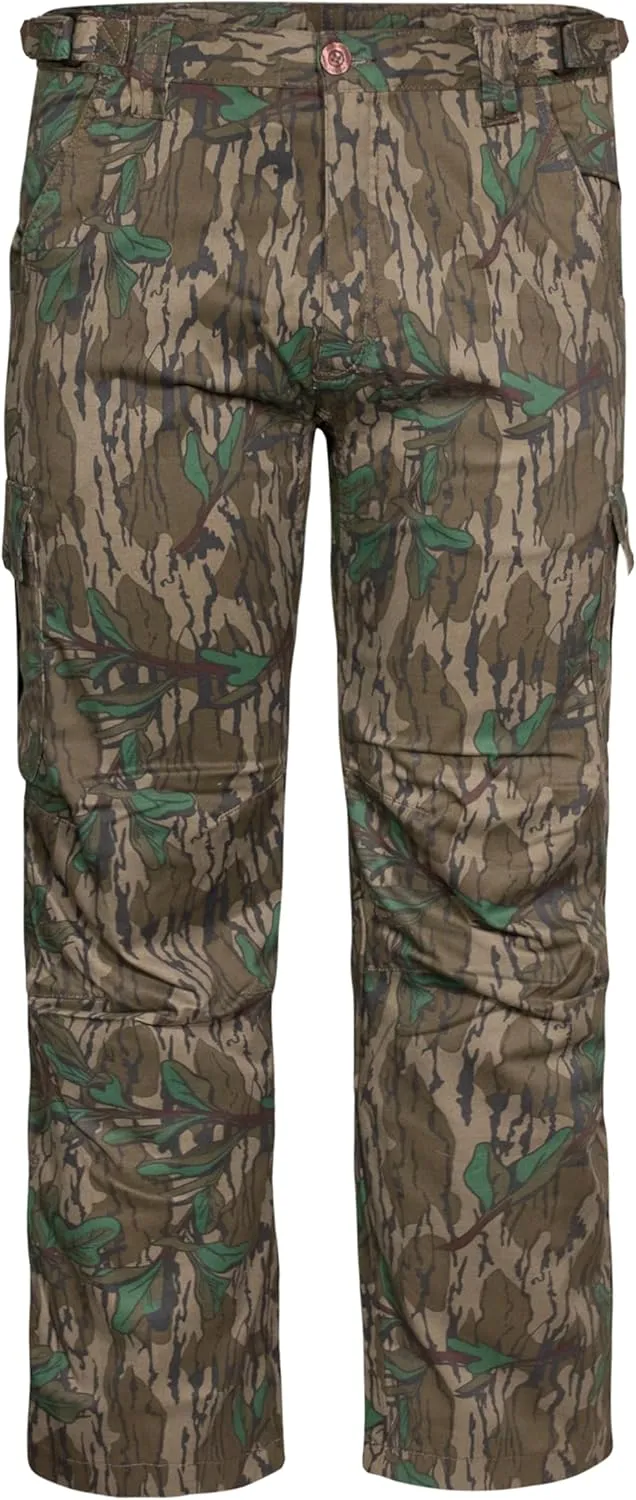Mossy Oak Men's Hunting Pants Camo Cotton Mill Flex