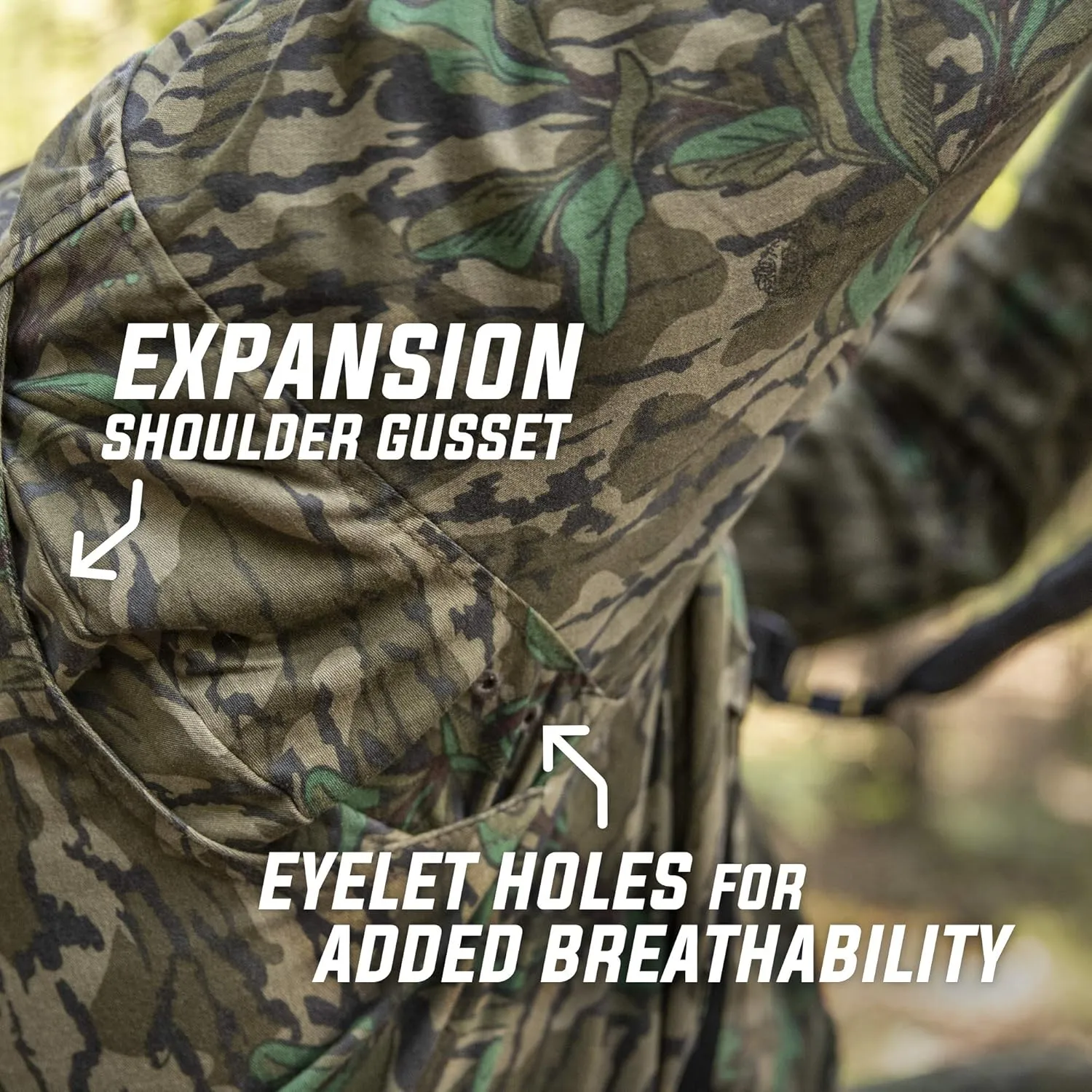 Mossy Oak Unisex-Adult Men's Long Sleeve Camo Hunting Shirts Cotton Mill