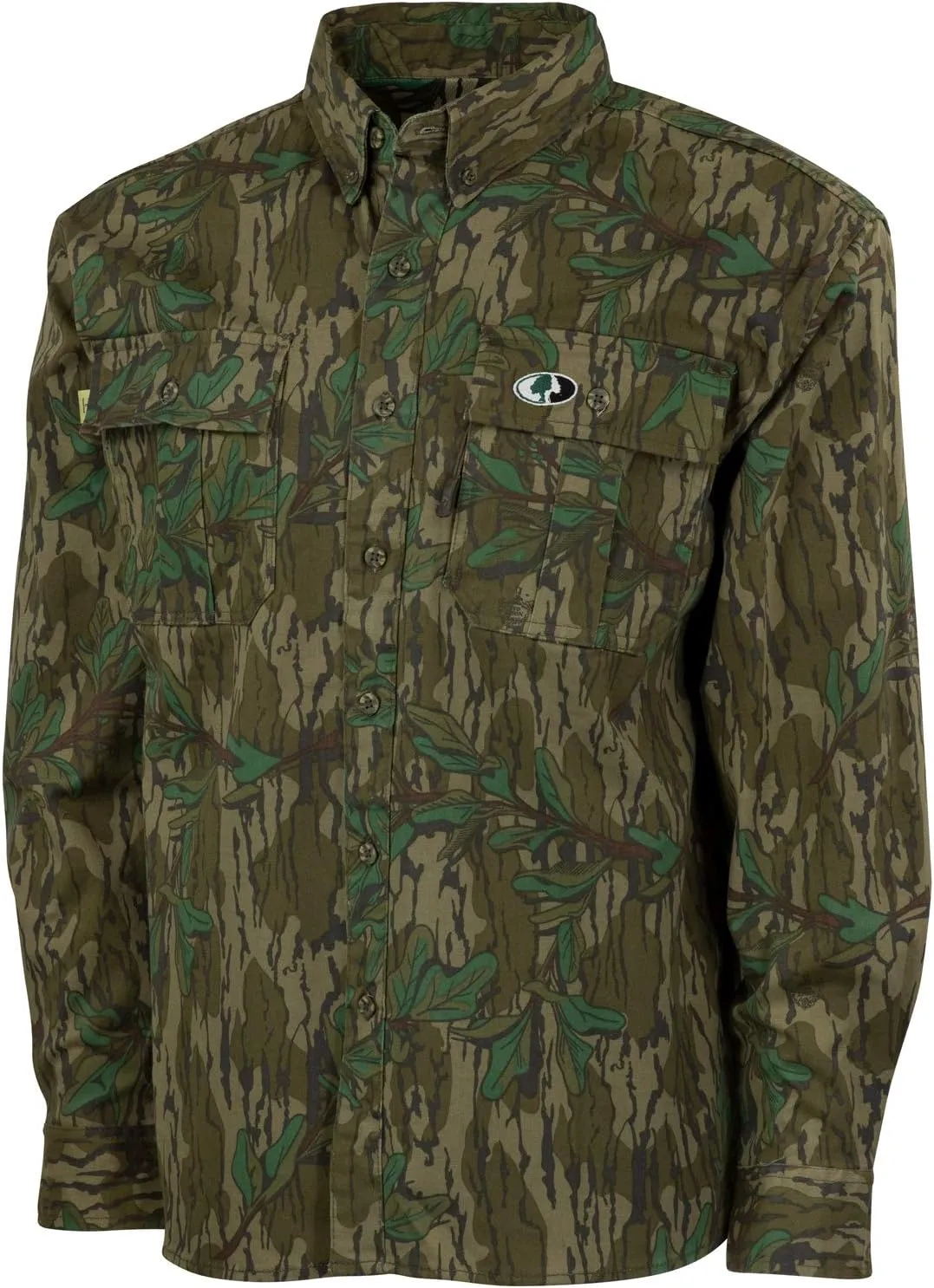 Mossy Oak Unisex-Adult Men's Long Sleeve Camo Hunting Shirts Cotton Mill