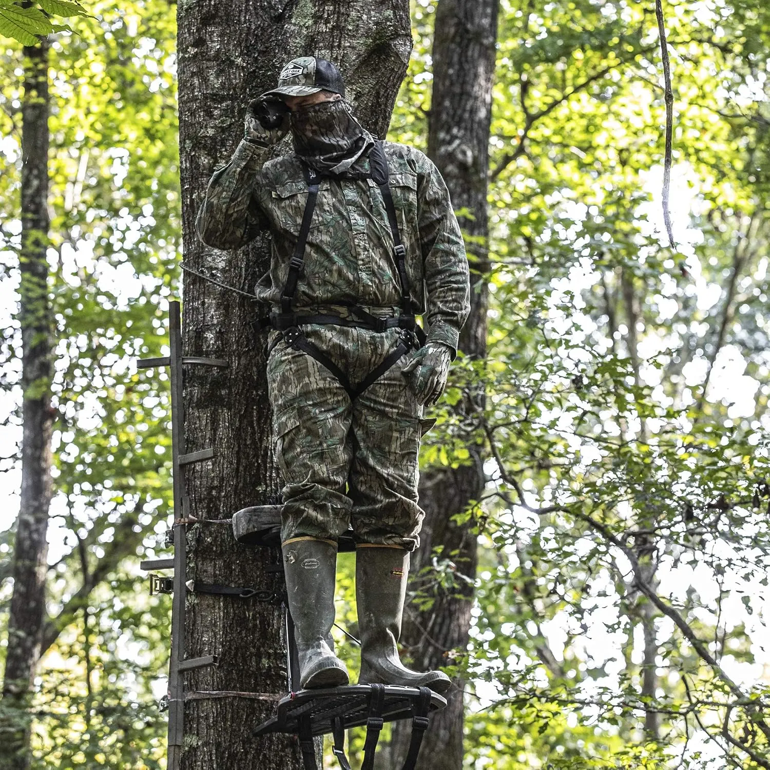 Mossy Oak Unisex-Adult Men's Long Sleeve Camo Hunting Shirts Cotton Mill
