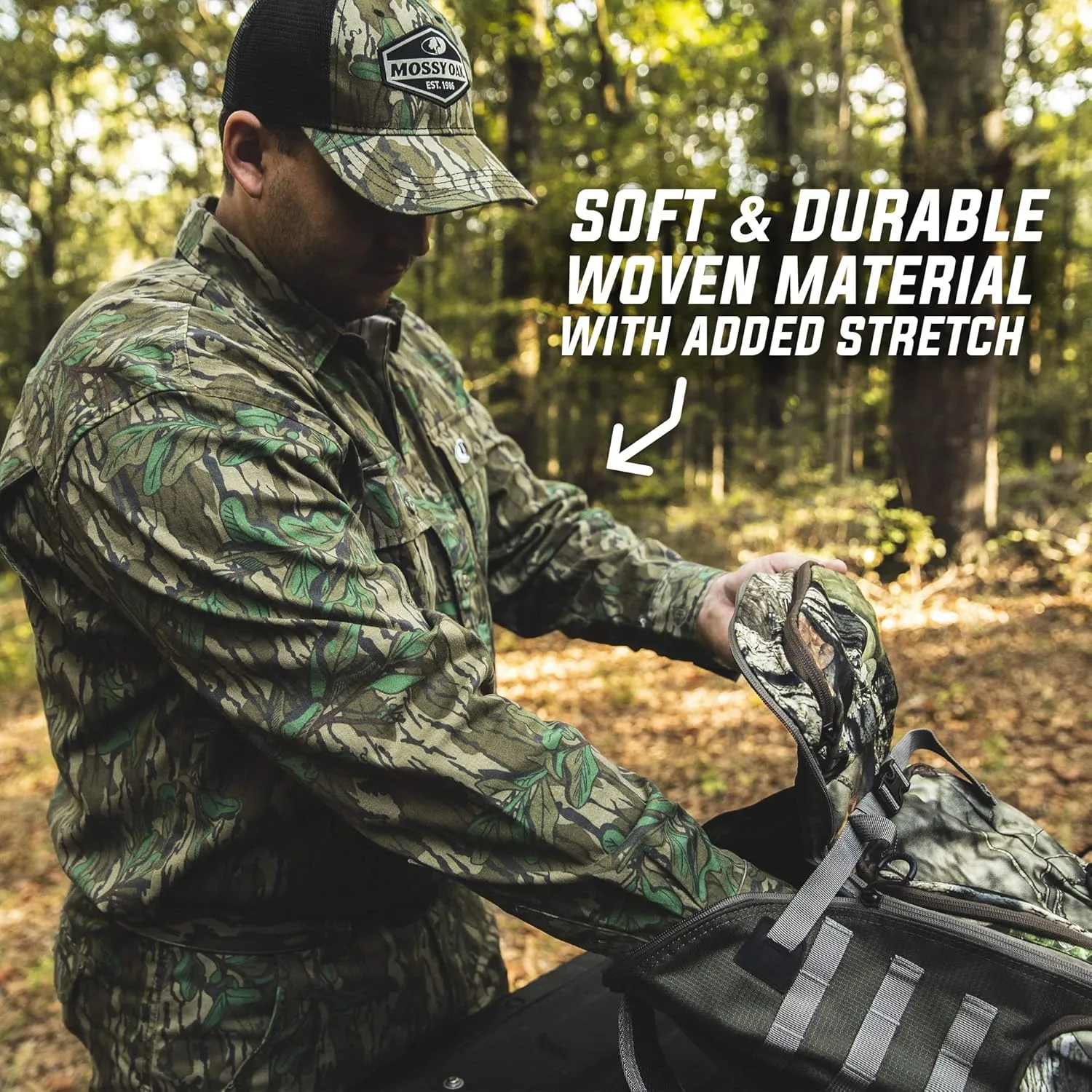 Mossy Oak Unisex-Adult Men's Long Sleeve Camo Hunting Shirts Cotton Mill