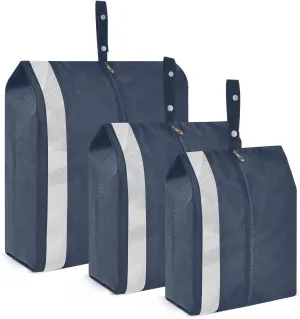 Navy Blue Packing Cubes for Suitcases 3 Set Lightweight Compression Luggage Packing Organizers for Carry on Suitcase Travel Accessories Luggage Organizer Bags Set