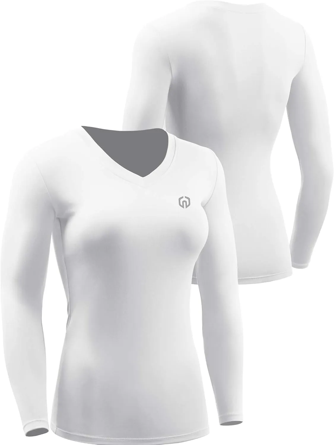 NELEUS Women's 3 Pack Compression Shirts Long Sleeve Yoga Athletic Running T Shirt