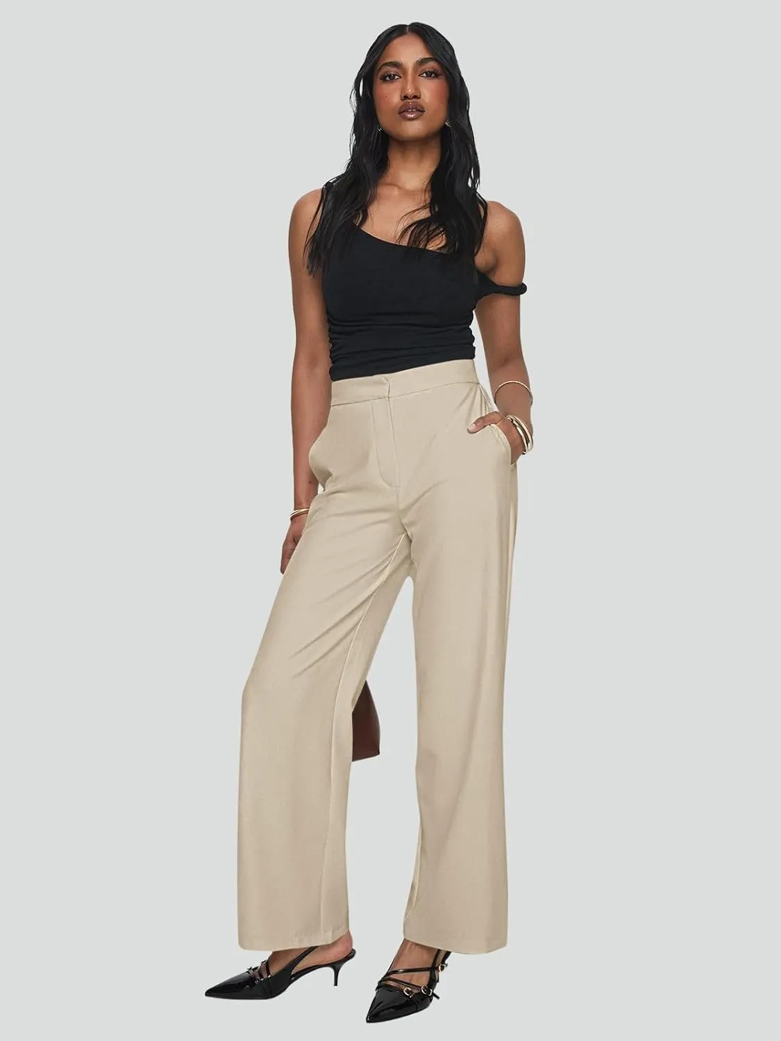 NIMIN Womens Dress Pants 2025 Business Casual Work Slacks for Women High Waisted Office Trousers