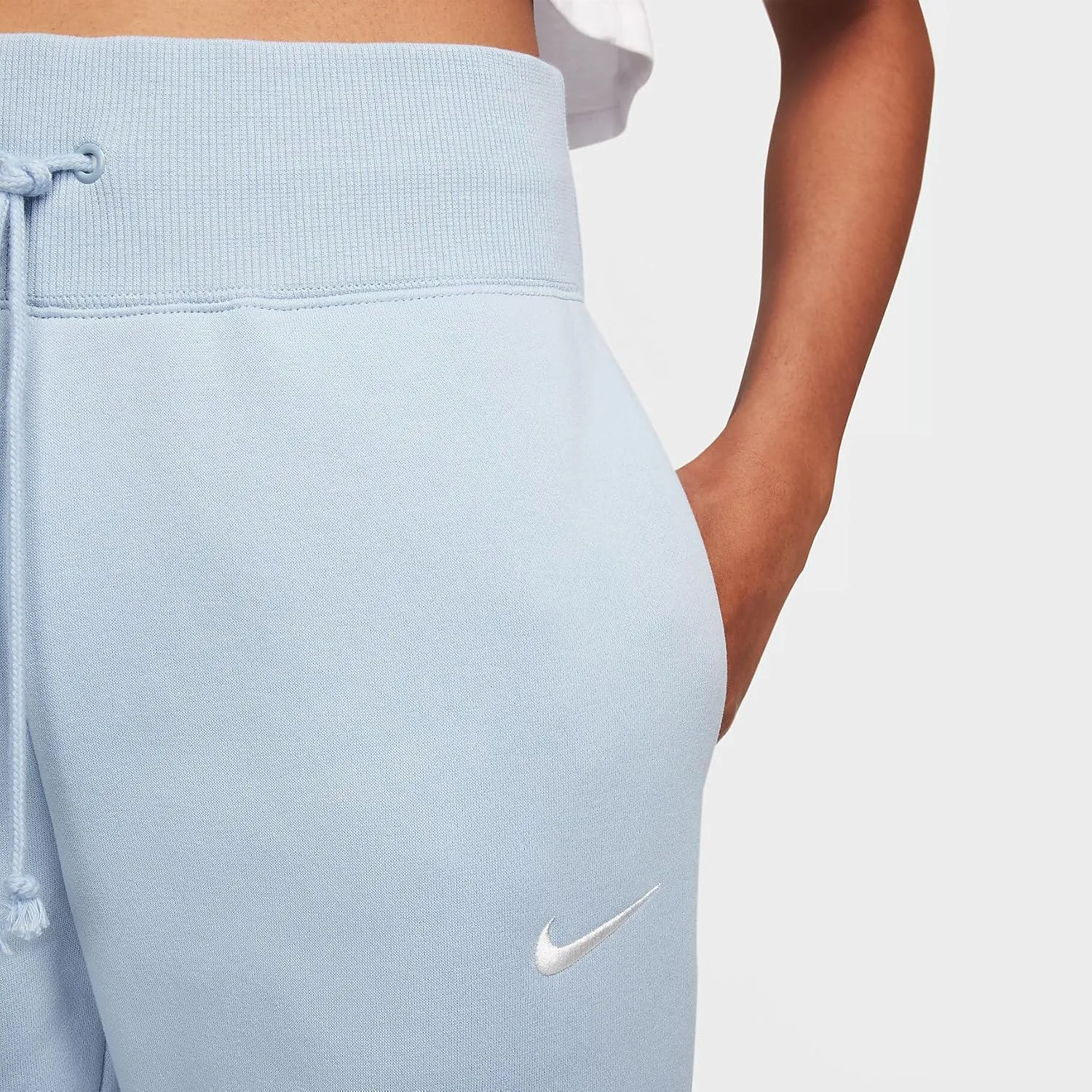NSW Phoenix Fleece High Waisted Jogger Womens Pants (DQ5688-441, Blue)