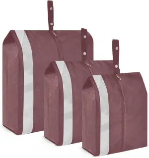 Oxblood Packing Cubes for Suitcases 3 Set Lightweight Compression Luggage Packing Organizers for Carry on Suitcase Travel Accessories Luggage Organizer Bags Set