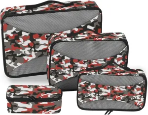 Packing Cubes for Suitcases Set of 4 Luggage Packing Cubes Travel Organizer Bags for Luggage Packimg Cubes Camouflage