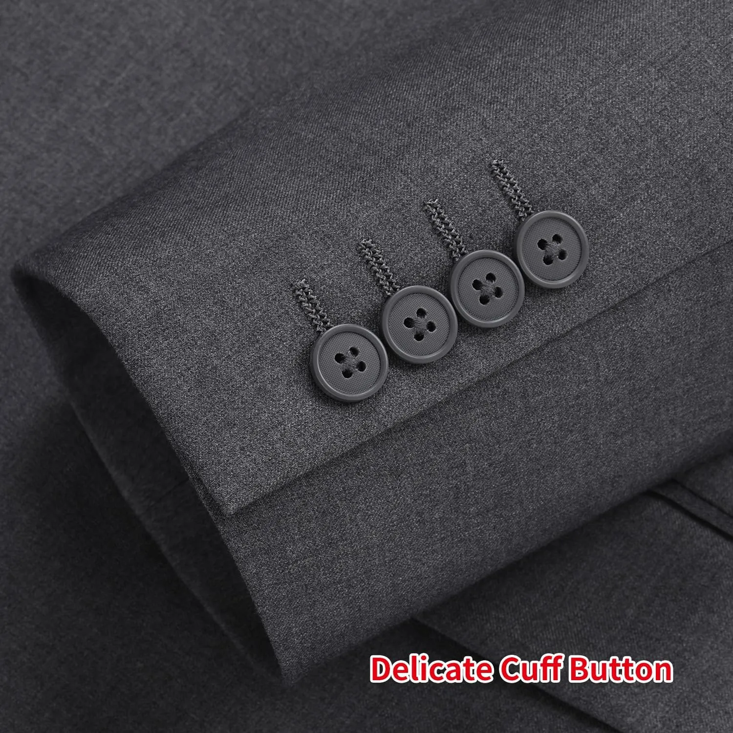 P&L Men's Suit Separates Classic Fit Flat Front Dress Pants & Formal Suit Jacket