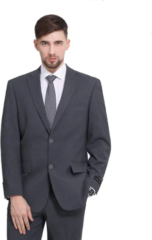 P&L Men's Suit Separates Classic Fit Flat Front Dress Pants & Formal Suit Jacket