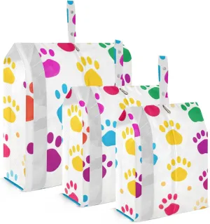 Paws Colorful Packing Cubes for Travel 3 Set Compression Lightweight Luggage Packing Organizers for Carry on Suitcase Travel Essentials Luggage Organizer Bags Set