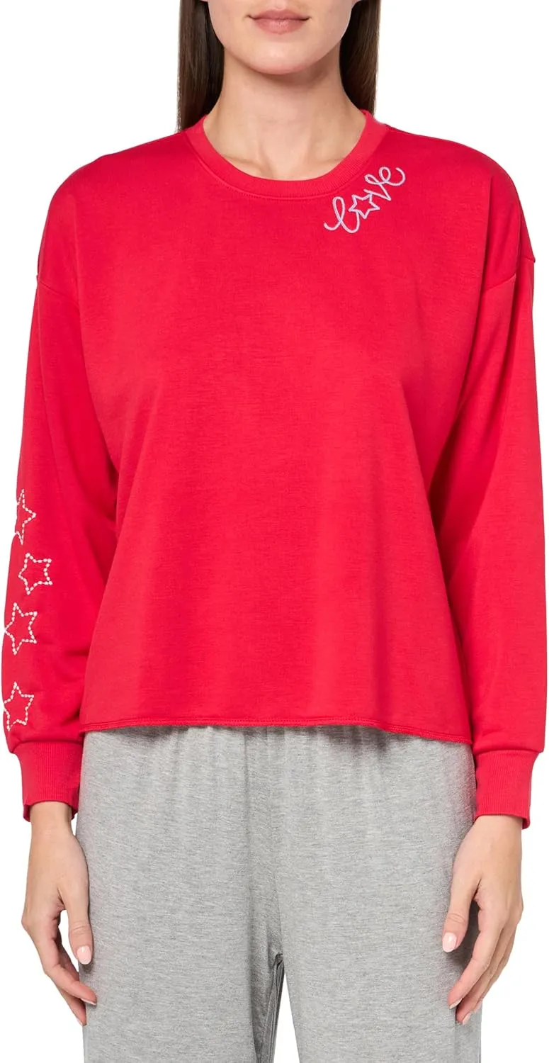 PJ Salvage Women's Loungewear All American Long Sleeve Top