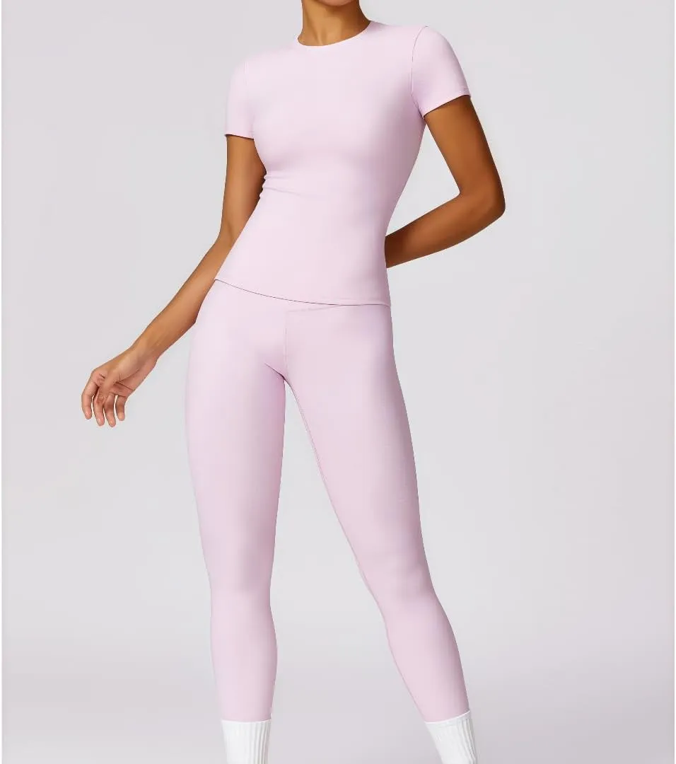 Quick-Dry Sports T-Shirt,Women's Workout Top for Yoga,Running and Gym,Breathable Athletic Tee