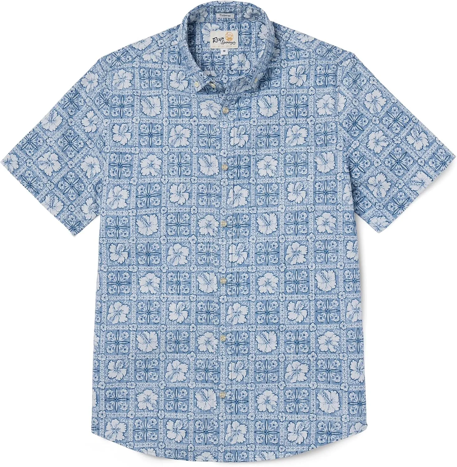 Reyn Spooner Floral Hawaiian Aloha Shirt - Tailored Button Front